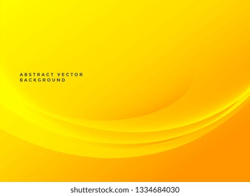 bright yellow elegant wavy background