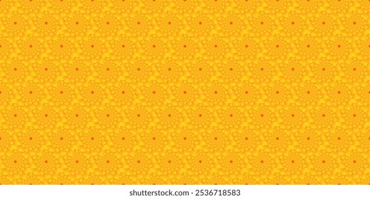 Flor amarela brilhante Abstrato sem emenda projeto padrão de repetição. ilustração vetorial