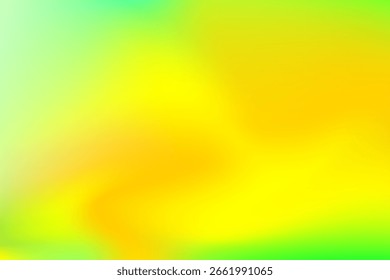 Bright yellow and green gradient background with smooth transitions, evoking warmth and vitality, suitable for digital designs and creative projects.