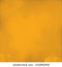 Bright yellow halftone background vector