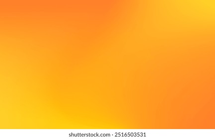 Bright yellow and orange abstract background. Gradient overlay design for digital wallpaper, room background, ad display, banner, surface, landing page, website cover, header, greeting, celebration