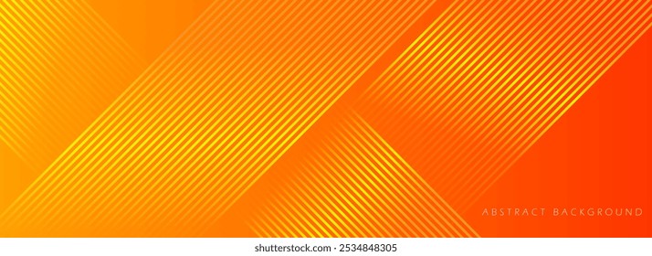 Fundo abstrato amarelo e laranja brilhante com gráficos futuristas hipster. Modelo de negócios minimalista com elementos de luxo.