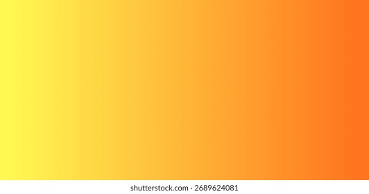 Gradiente amarillo y naranja brillante con tonos cálidos y brillantes, perfecto para fondos abstractos energéticos, modernos y vibrantes.  