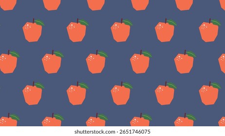 Bright yellow pears with green stems on a vibrant red canvas, ideal for healthy food, vegan themes, and childrens illustrations. Perfect for fruit and nutrition visuals. Fruit background