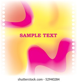 Bright yellow and purple background. Vector