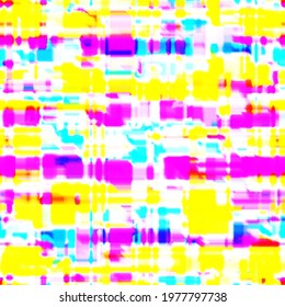 Bright yellow and purple seamless pattern. No gradient. Abstract vector background for web page, banners backdrop, fabric, home decor, wrapping
