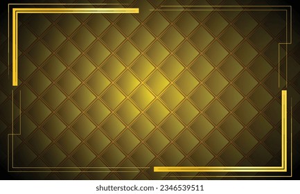 Bright yellow vector illustration of a polygonal consisting of rectangles. Rectangle design. Creative geometric background in origami style with gradient.