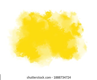 Color del agua amarillo brillante Paint Splash