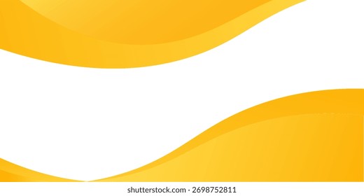 Fondo abstracto dinámico amarillo brillante y blanco. Moderno color naranja limón.eps.10