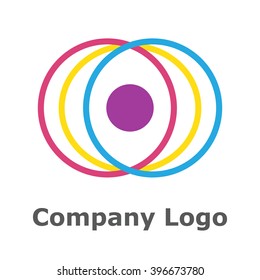 Bright yoga logo design