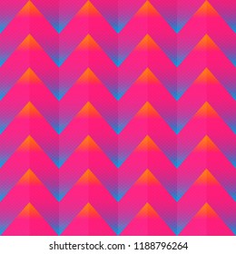 Bright zigzag seamless pattern