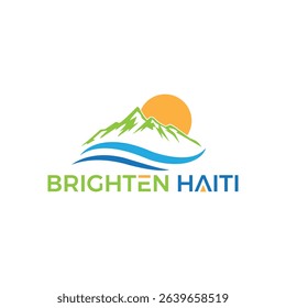 Brighten Haiti logo featuring vibrant colors and uplifting elements like sun rays or light beams, symbolizing hope, growth, and positive impact for community development and support in Haiti.
