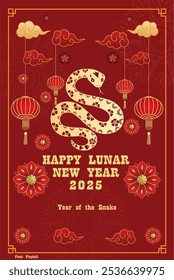 Brighten up New Year festivities with this colorful Chinese New Year poster. Great for invitations, banners, and promotional materials celebrating luck, prosperity, and new beginnings.