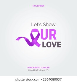 Brighten the Path. Pancreatic Cancer Vector Background