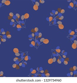 Brightl modern background with jungle leaves. Exotic pattern with palm leaves. Vector illustration