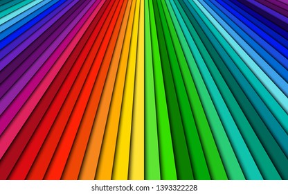 Brightly colored abstract background, spectrum lines, bright pattern, simple vector illustration