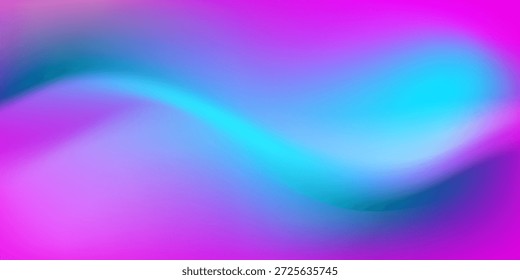 Abstracto de colores brillantes con una mezcla de Gradientes rosa, púrpura, azul y cian presenta una estética digital que es elegante, futurista y lleno de movimiento Volumen 2