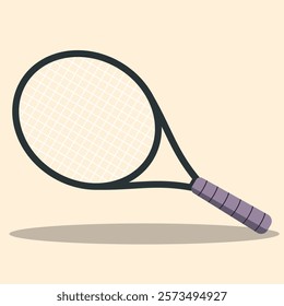 brightly colored tennis racket with soft style