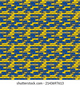 A brightly colored wall pattern for the background.