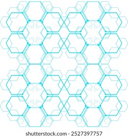 Brightly glowing AI  technology blue background . AI background, Abstract digital vector illustration.