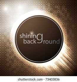 Brightly glowing background