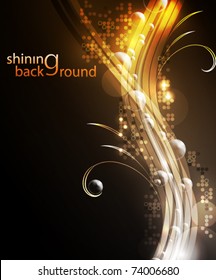 Brightly glowing background, EPS10 format