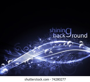 Brightly glowing background, EPS10 format