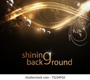 Brightly glowing background, EPS10 format