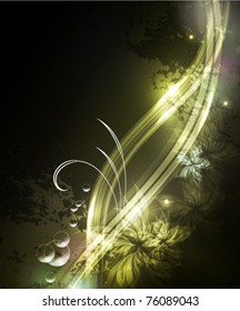 Brightly glowing background, EPS10 format