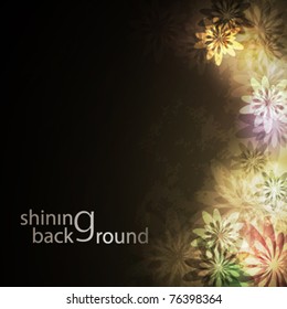 Brightly glowing background, EPS10 format