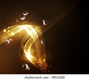 Brightly glowing background, EPS10 format