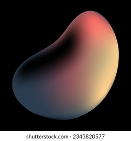 brightly graded 3d blocky shapes