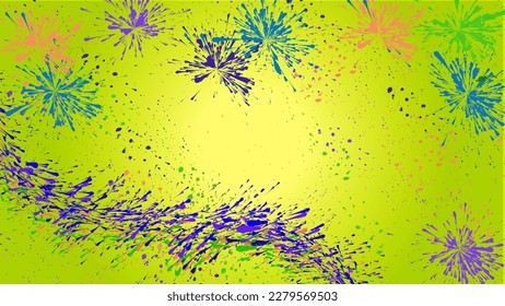 Banner de fondo de bandeja multicolor brillante 