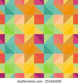 Brightly multicolored Quilt vector. 