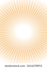 Brightly shining sun rays image concentrated line background_light orange