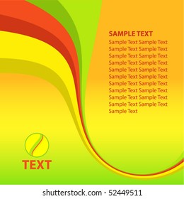 Brightly vector template