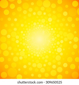 brightly yellow background from small circles