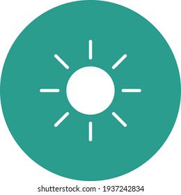Brightness, contrast, adjust icon vector image. Can also be used for customer support and UI. Suitable for use on web apps, mobile apps and print media.