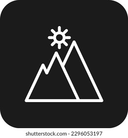 Brillo Icono ecológico con estilo de línea rellena en negro. brillante, luminosa, energética, innovación, energía, electricidad, brillo. Ilustración del vector
