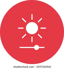 Brillo, realzar, imagen vectorial de icono del deslizador. También se puede utilizar para el soporte al cliente y la interfaz de usuario. Idóneo para aplicaciones web, aplicaciones móviles y medios impresos.