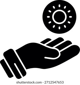 Symboldesign für Helligkeitsglyph