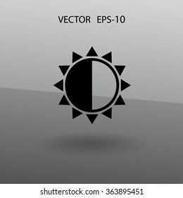 Brightness Icon Stock Vector (Royalty Free) 363895451 | Shutterstock