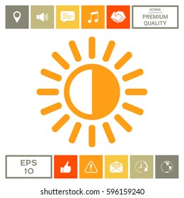 Brightness icon