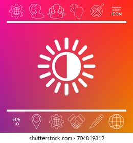 Brightness icon
