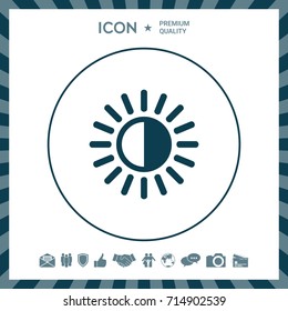Brightness icon