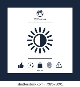 Brightness icon