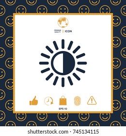 Brightness icon