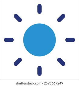 Brightness Icon Element For Design