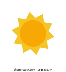 Brightness Icon, Intensity Setting Vector Art Illustration Sun Icon