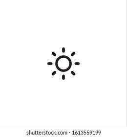 Brightness Icon, Intensity Settingicon- Vector 